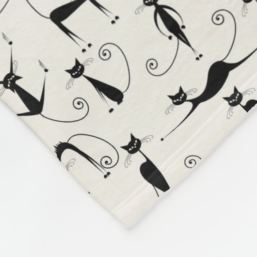 Cozy Chic Cat Lover Gift Fleece Deken (Hoek)