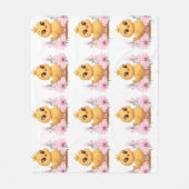 Cozy Chick Fleece Blanket Deken (Voorkant)