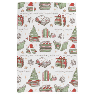 Cozy Christmas Book Lover  Medium Cadeauzakje