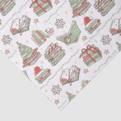 Cozy Christmas Book Lover  Tissuepapier (Detail)