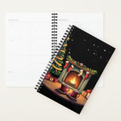 Cozy Christmas Eve Fireplace Scene | Nostalgic (Devant avec enveloppe)