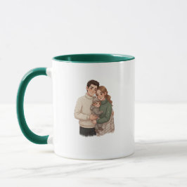 Cozy Christmas Family Mug – Personalized Holiday Mok