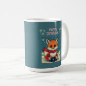 Cozy Christmas Fox Mug (Devant droit)