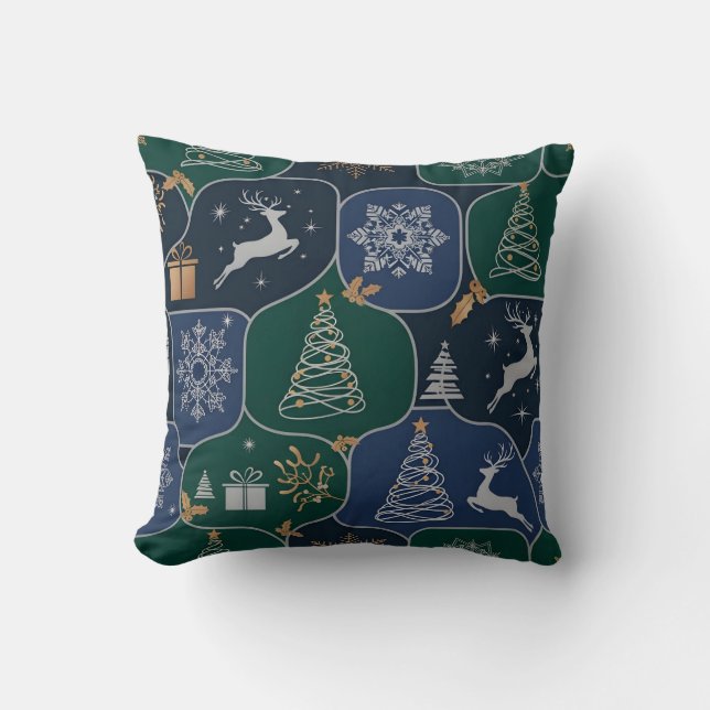 Cozy Christmas Magic Kussen (Voorkant)