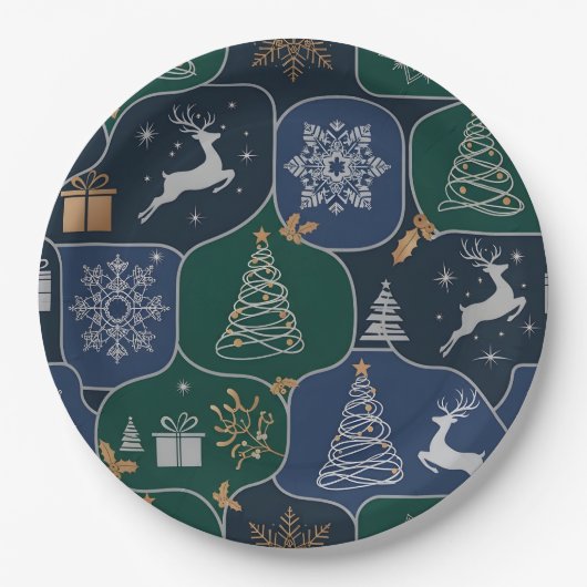 Cozy Christmas Magic Papieren Bordje (Voorkant)