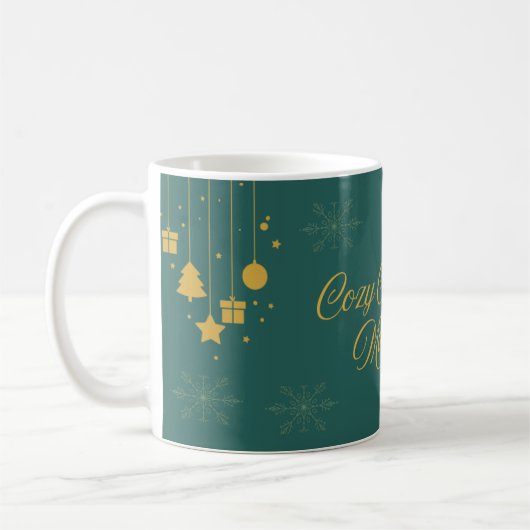 Cozy Christmas Moments Mug – Warm Holiday Coffee C (Gauche)