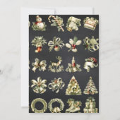 Cozy Christmas Pajamas Party Funny Rustic Kaart (Achterkant)