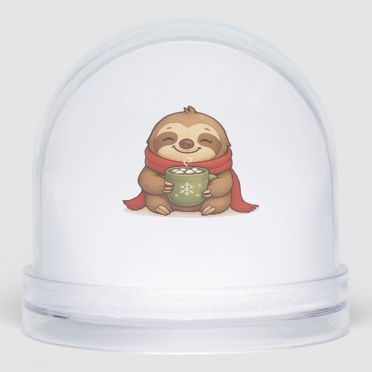 Cozy Christmas Sloth with Hot Chocolate � Cute Win (Avant)