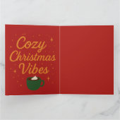 Cozy Christmas Vibes Kaart (Binnen)