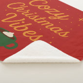 Cozy Christmas Vibes Sherpa Deken (3/4)