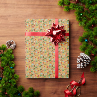 Cozy Christmas Wrapping Paper Cadeaupapier