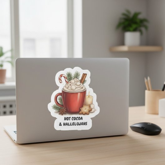 Cozy Cocoa & Hallelujahs Christmas Sticker