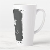 Cozy Coffee Birthday Gift Ceramic Latte Mug (Droite)