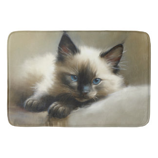 Cozy Companion Siamese Kitten Badmat