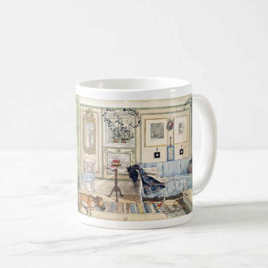 Cozy Corner van Carl Larsson Koffiemok (Voorkant rechts)