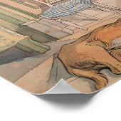 Cozy Corner van Carl Larsson Poster (Hoek)