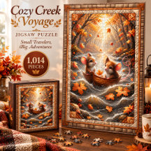 Cozy Creek Voyage Muizen 1.014-delig legpuzzel