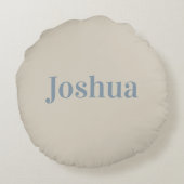 Cozy Critter - Fox Illustration Rond Kussen (Achterkant)