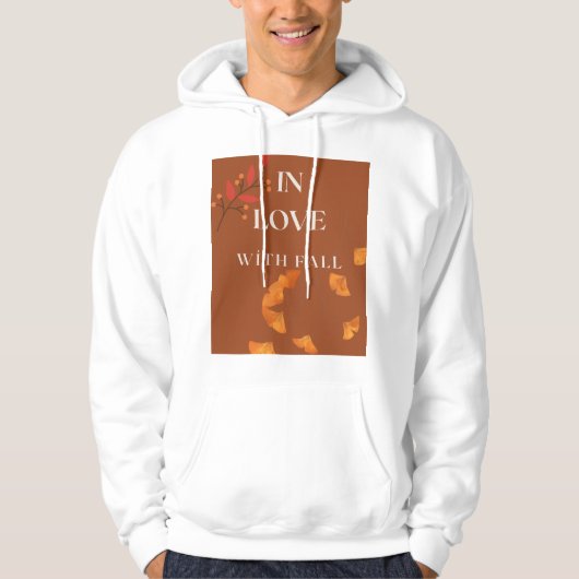 Cozy Fall Hoodie | In Love With Fall Design  (Voorkant)