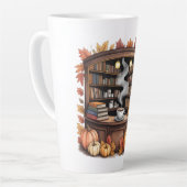 Cozy Fall Library Coffee Tasse — Book Nook  (Angle gauche)