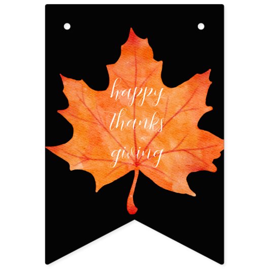 Cozy Fall Thanksgiving Dinner Party Vlaggetjes (Tweede vlag)