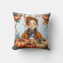 Cozy, Fall Themed Throw Pillow Kussen