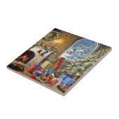 Cozy Feestdagen Tegeltje (Zijkant)