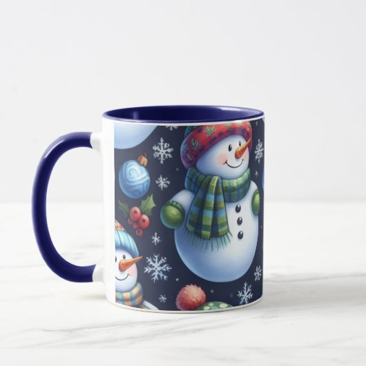 Cozy Festive Snowman Mok (Links)