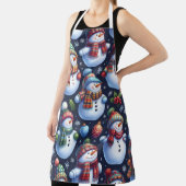 Cozy Festive Snowman Schort (Insitu)