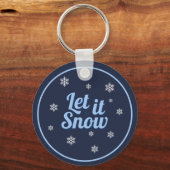 Cozy Festive Snowman Sleutelhanger (Achterkant)