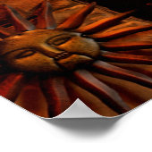 Cozy fireplace poster (Hoek)