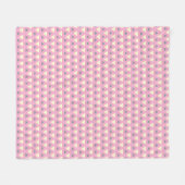 Cozy Fleece Blanket  Modern Geometric Pattern (Voorkant (Horizontaal))