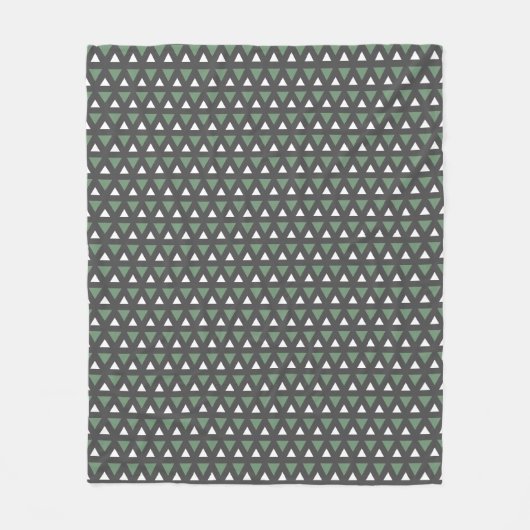 Cozy Fleece Blanket  Modern Geometric Pattern (Voorkant)