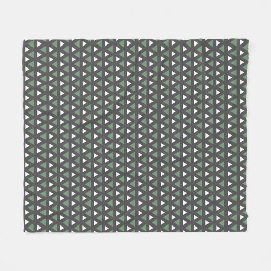 Cozy Fleece Blanket  Modern Geometric Pattern (Voorkant (Horizontaal))