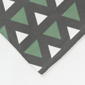 Cozy Fleece Blanket  Modern Geometric Pattern (Hoek)