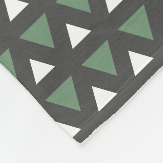 Cozy Fleece Blanket  Modern Geometric Pattern Deken (Hoek)