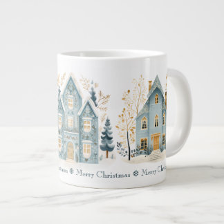 Cozy Folk Art Kersthuizen Speciale Mok