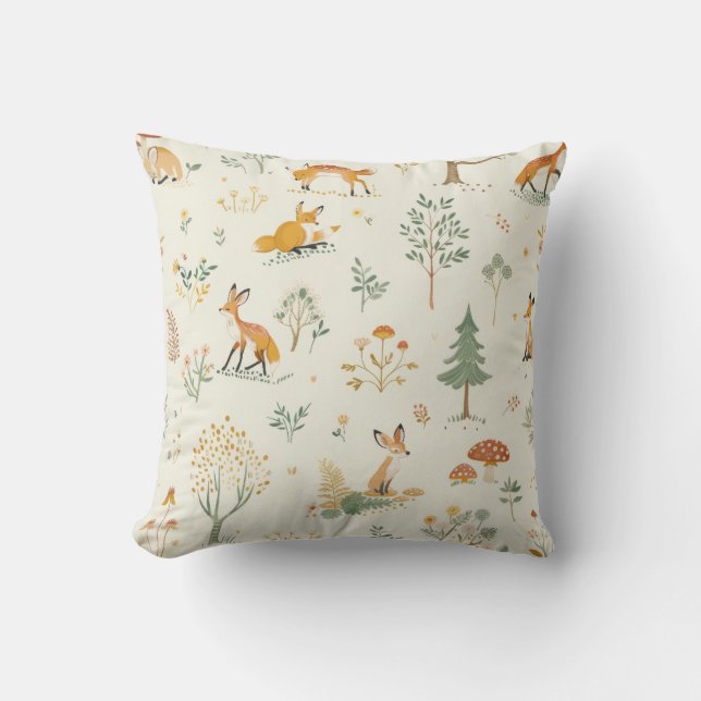 "Cozy Fox Sierkussen" Kussen (Voorkant)