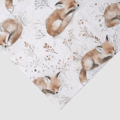 Cozy Foxes Christmas Tissuepapier (Detail)