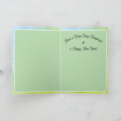 Cozy Frog Christmas & New Year Card Kaart (Binnen)