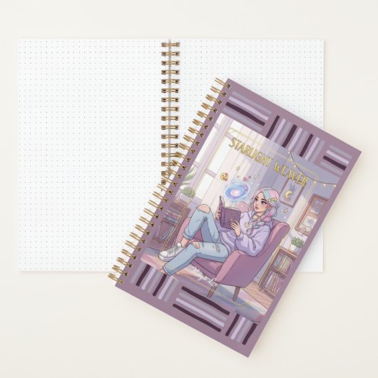 Cozy Galaxy Reader & Pastel Aesthetic Journal (À l'intérieur)