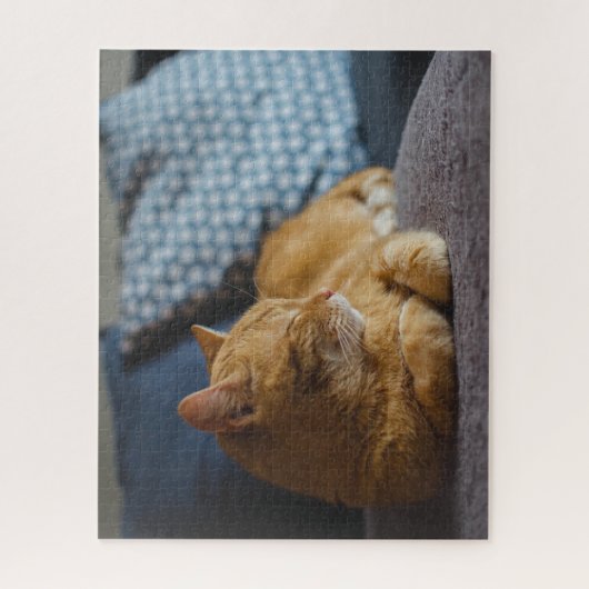 Cozy Ginger Cat Legpuzzel (Verticaal)