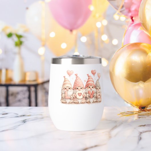 Cozy Gnome LOVE Water Bottle (Vrijgezellenfeest (Gedraaid)  )