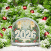 cozy happy new year snow globe (Noël)