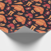 Cozy Herfst Cadeaupapier (Hoek)