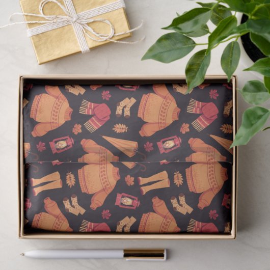 Cozy Herfst Tissuepapier (Geschenk)