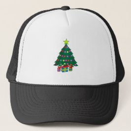 Cozy kerstboom trucker pet