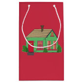 Cozy Kersthuis Klein Cadeauzakje (Achterkant)