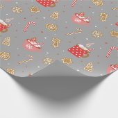 Cozy Kerstmis Cadeaupapier (Hoek)