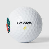 Cozy kerstmis golfballen (Logo)